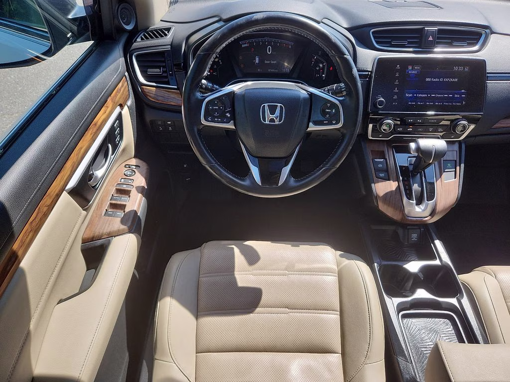 2018 White Diamond Pearl Honda CR-V Touring AWD SUV