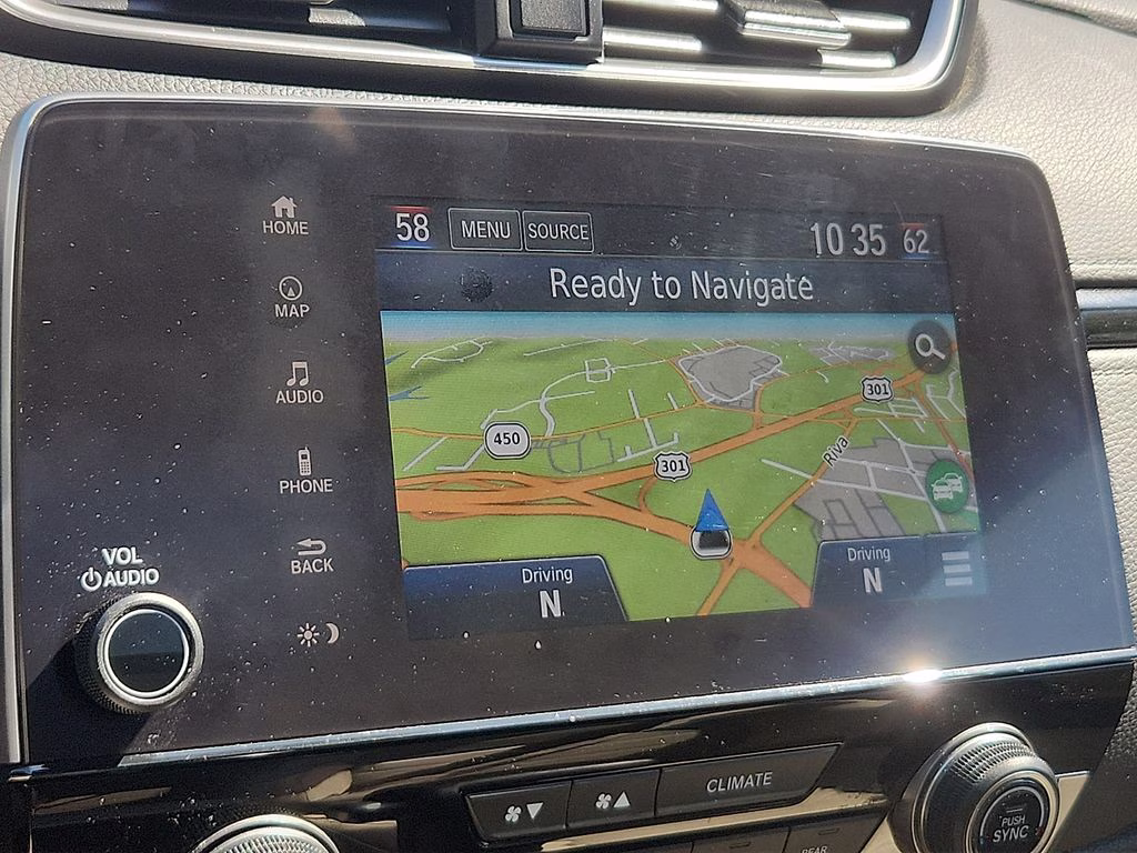 2018 White Diamond Pearl Honda CR-V Touring AWD SUV