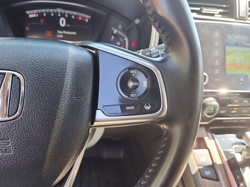 2018 White Diamond Pearl Honda CR-V Touring AWD SUV