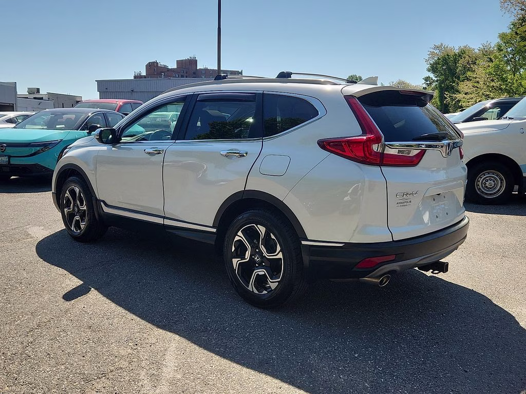 2018 White Diamond Pearl Honda CR-V Touring AWD SUV