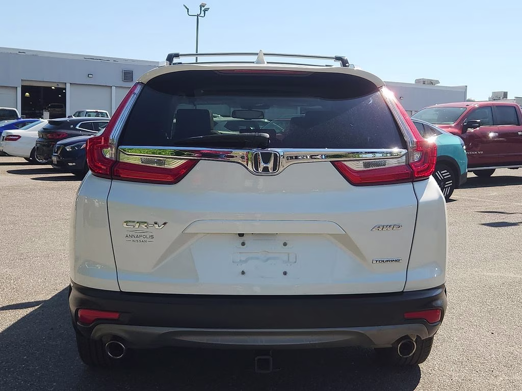 2018 White Diamond Pearl Honda CR-V Touring AWD SUV