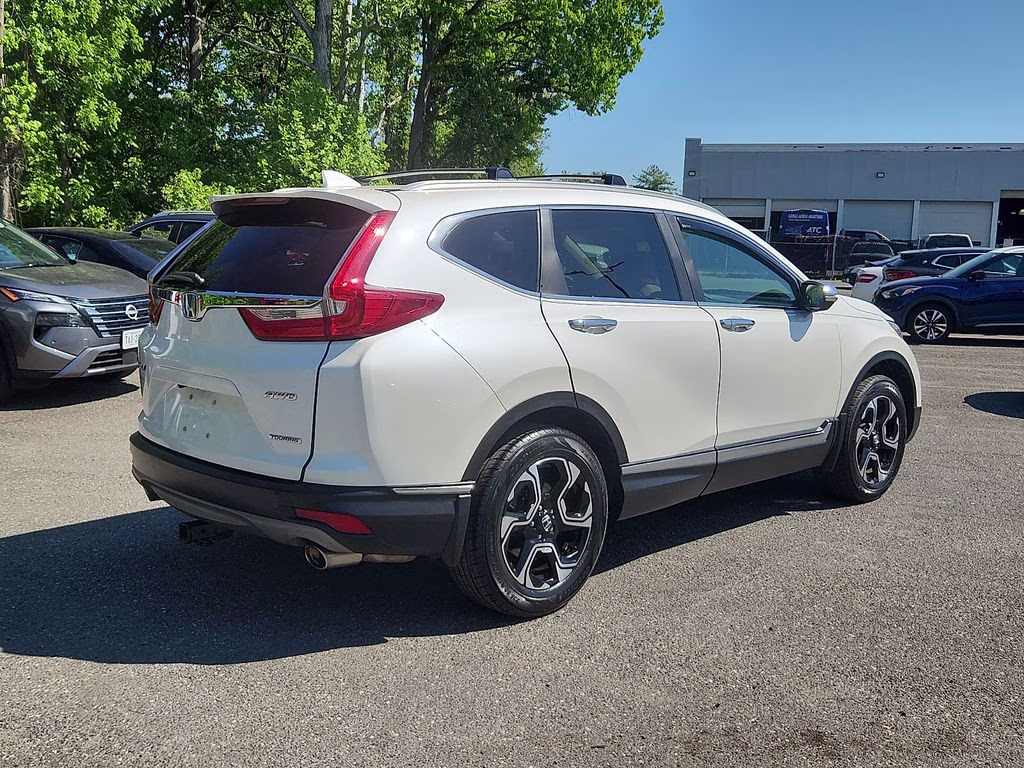 2018 White Diamond Pearl Honda CR-V Touring AWD SUV
