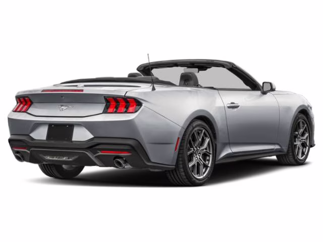 2025 Silver Metallic Ford Mustang EcoBoost Premium RWD Convertible