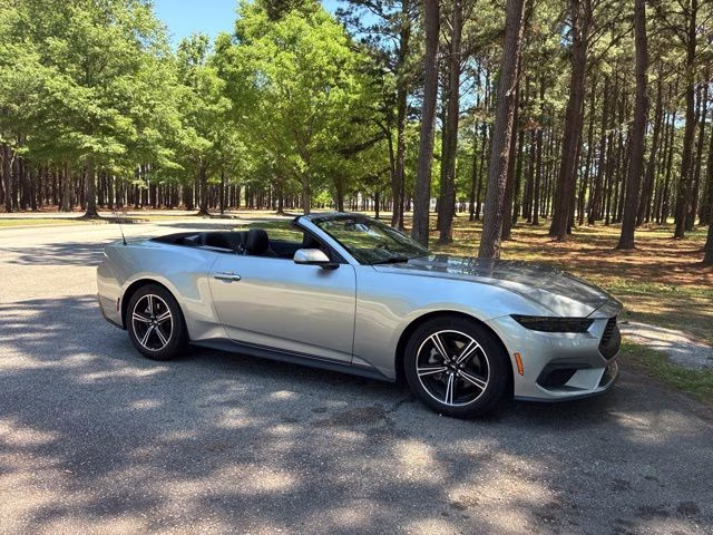 2025 Silver Metallic Ford Mustang EcoBoost Premium RWD Convertible