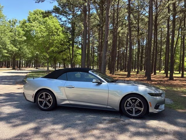 2025 Silver Metallic Ford Mustang EcoBoost Premium RWD Convertible