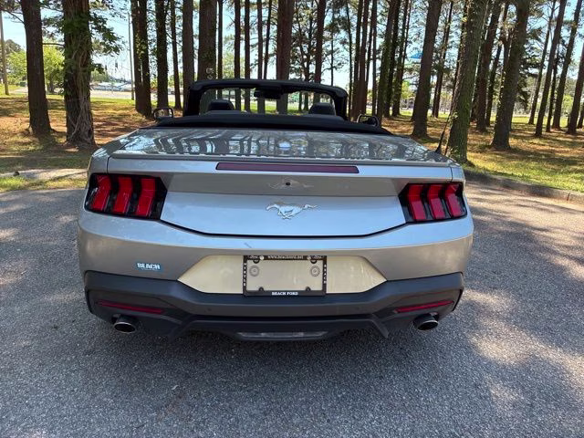 2025 Silver Metallic Ford Mustang EcoBoost Premium RWD Convertible