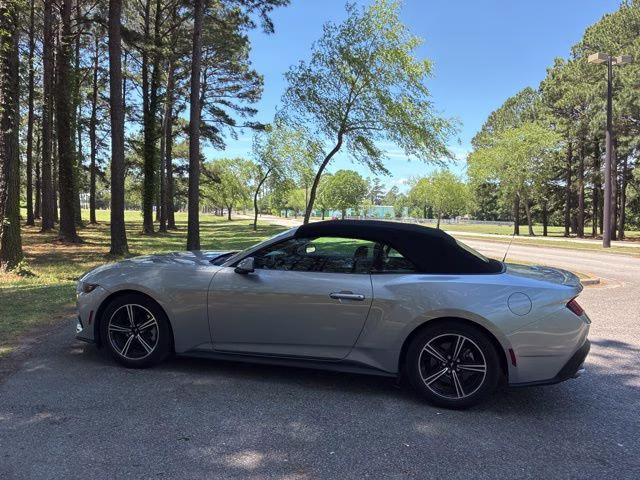 2025 Silver Metallic Ford Mustang EcoBoost Premium RWD Convertible