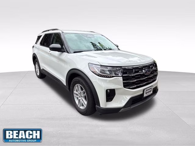 2026 White Metallic Ford Explorer Active RWD SUV