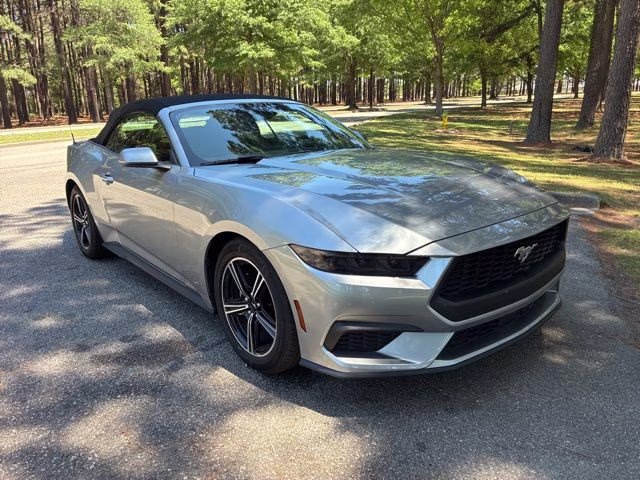 2025 Silver Metallic Ford Mustang EcoBoost Premium RWD Convertible