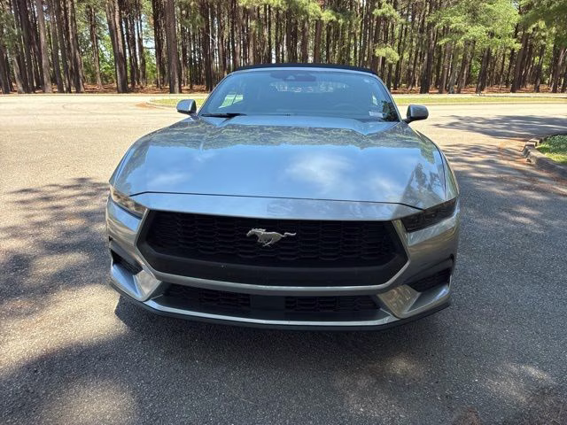 2025 Silver Metallic Ford Mustang EcoBoost Premium RWD Convertible