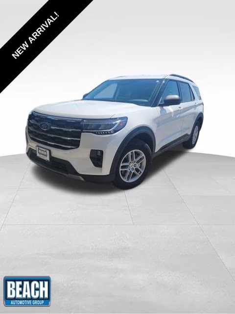 2026 White Metallic Ford Explorer Active RWD SUV