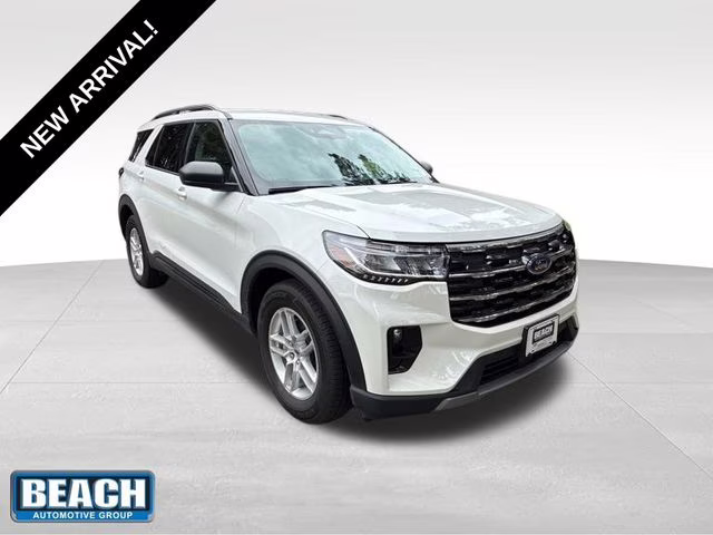2026 White Metallic Ford Explorer Active RWD SUV