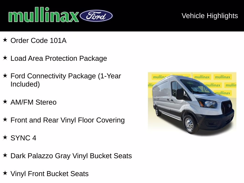2026 Oxford White Ford Transit-250 Base RWD Van