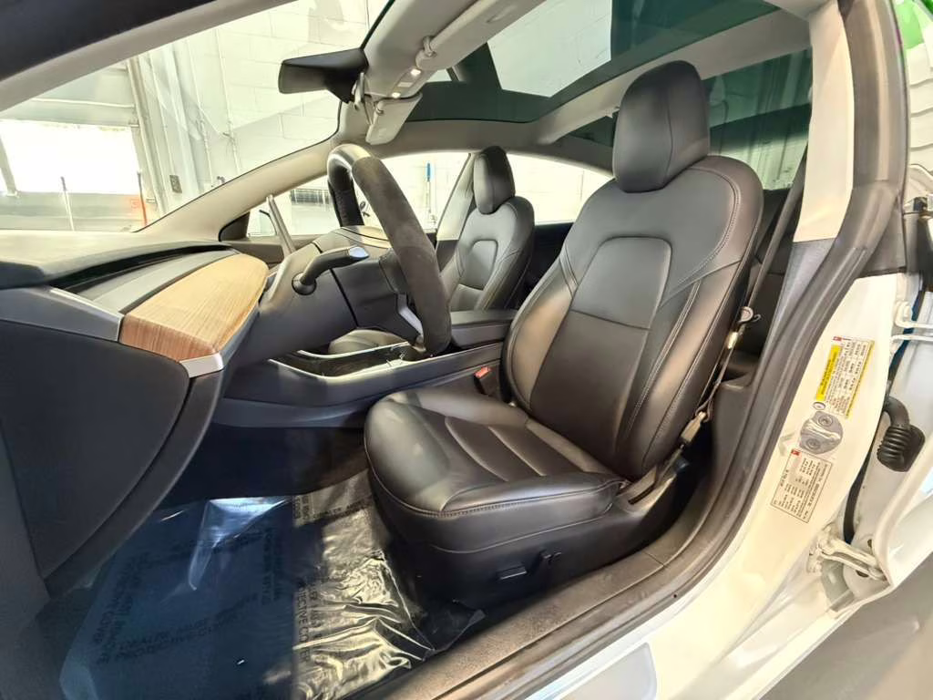 2018 Pearl White Multi-Coat Tesla Model 3 Long Range AWD Sedan