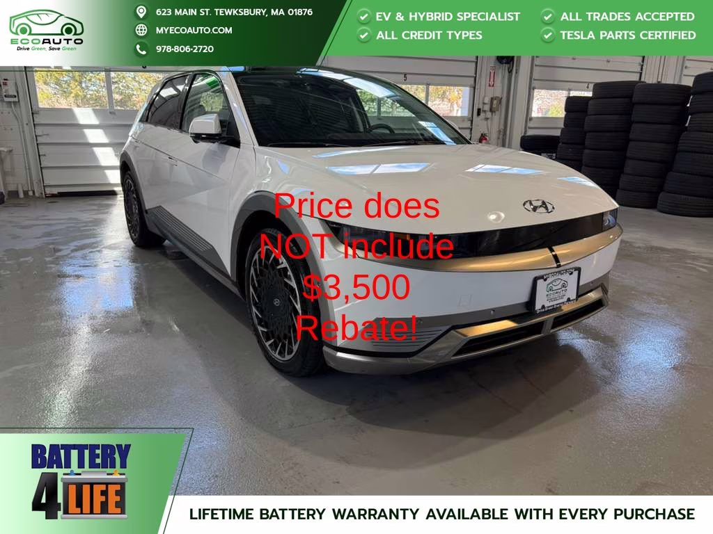 2024 Atlas White Hyundai IONIQ 5 Limited AWD SUV