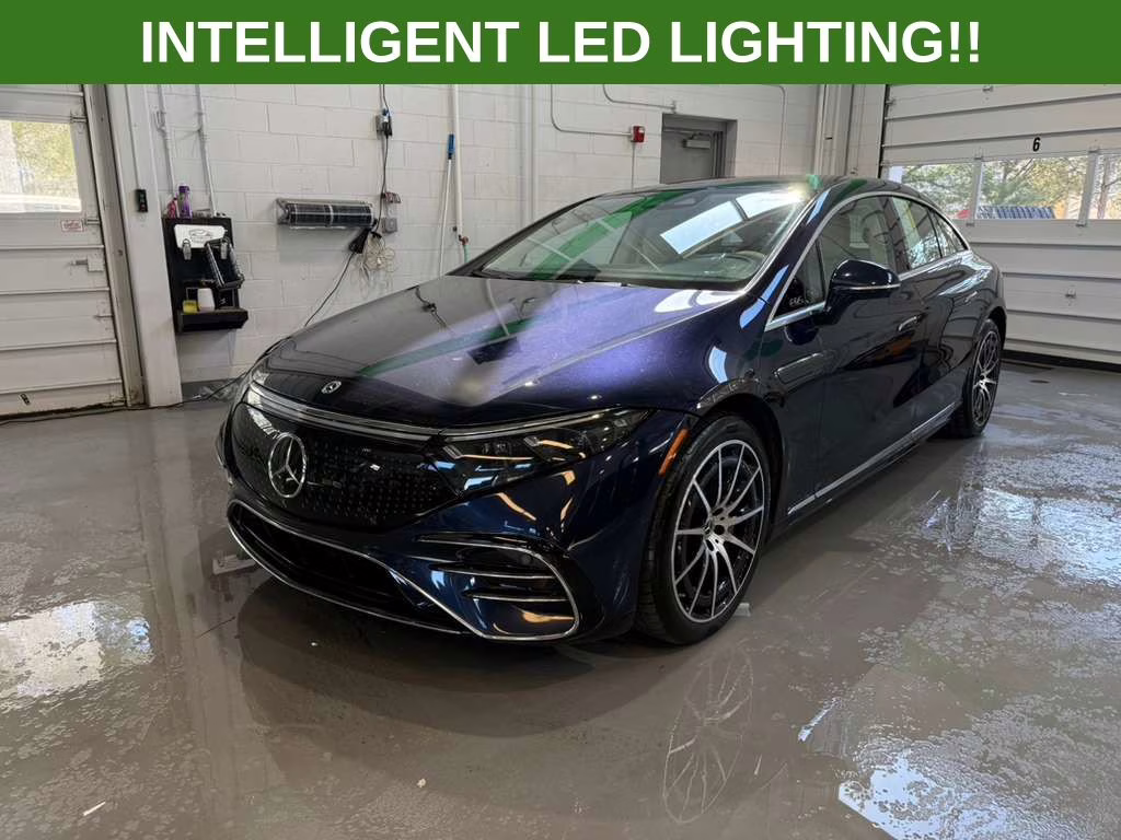 2022 Nautical Blue Metallic Mercedes-Benz EQS 580 AWD Sedan