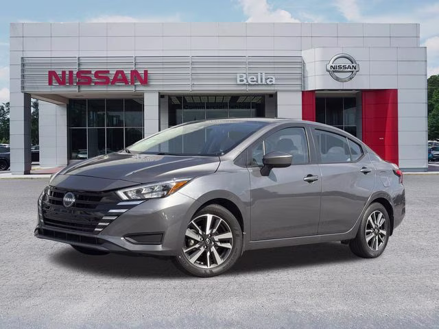 2025 Gun Metallic Nissan Versa 1.6 SV FWD Sedan