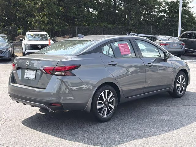 2025 Gun Metallic Nissan Versa 1.6 SV FWD Sedan