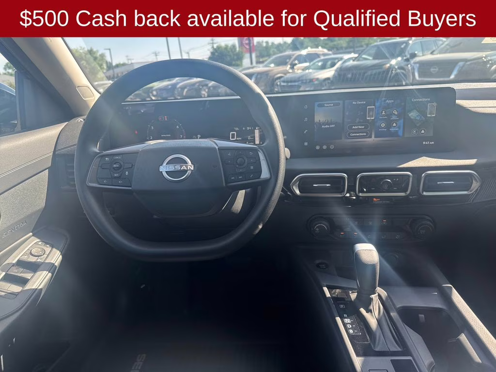 2026 Super Black Nissan Sentra S FWD Sedan