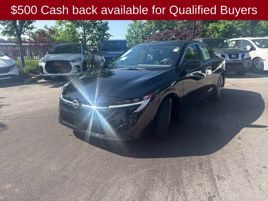 2026 Super Black Nissan Sentra S FWD Sedan