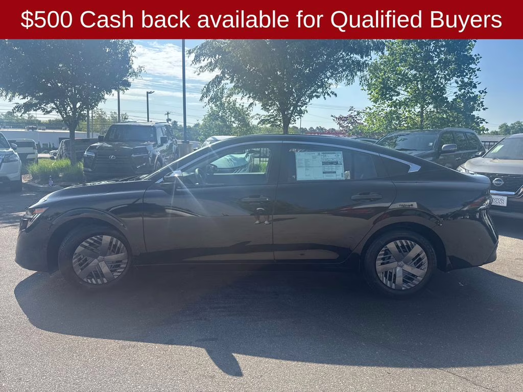 2026 Super Black Nissan Sentra S FWD Sedan