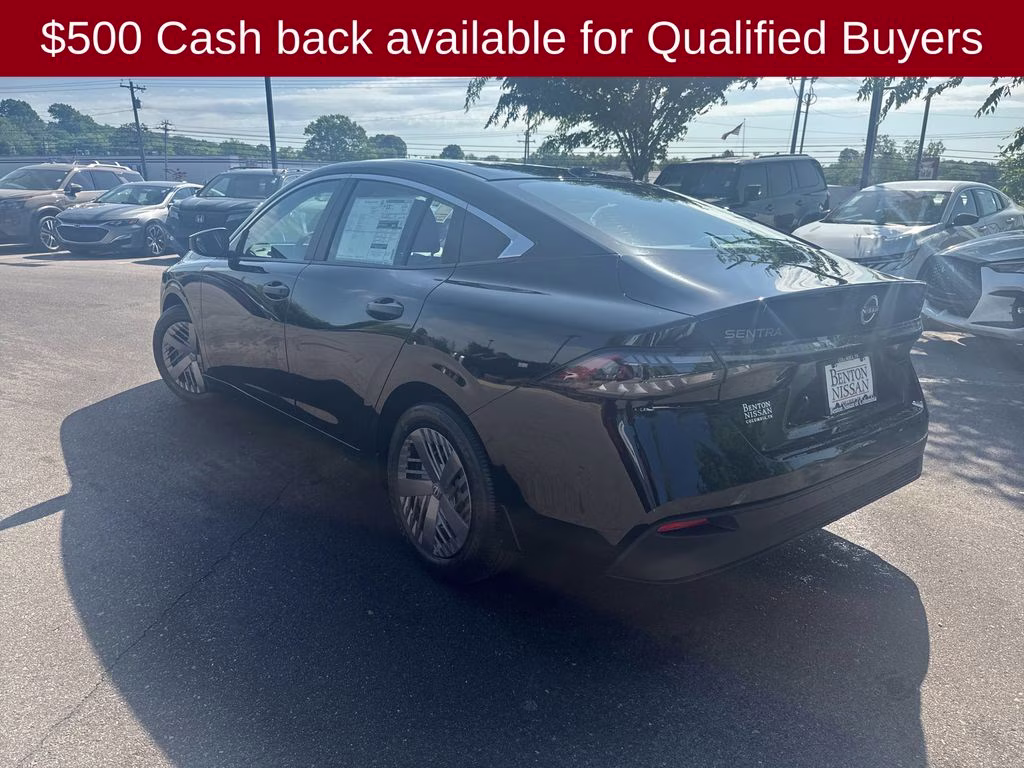 2026 Super Black Nissan Sentra S FWD Sedan