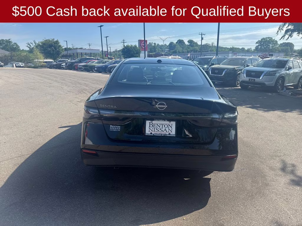 2026 Super Black Nissan Sentra S FWD Sedan