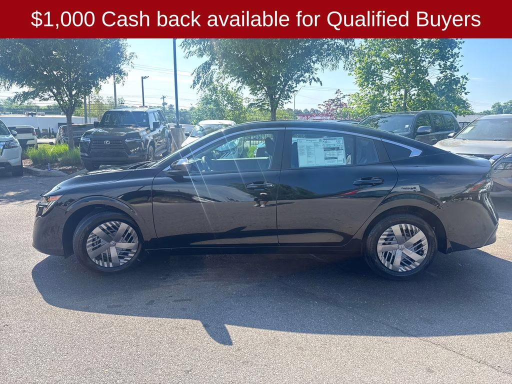 2026 Super Black Nissan Sentra SV FWD Sedan