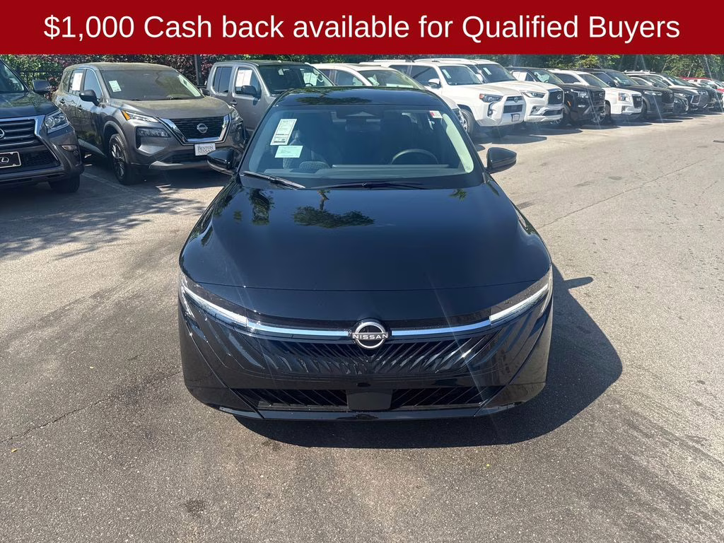 2026 Super Black Nissan Sentra SV FWD Sedan