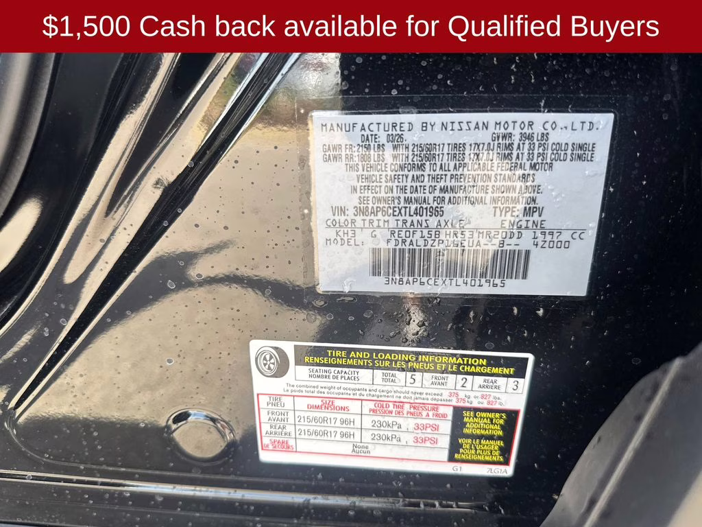 2026 Super Black Nissan Kicks SV FWD SUV