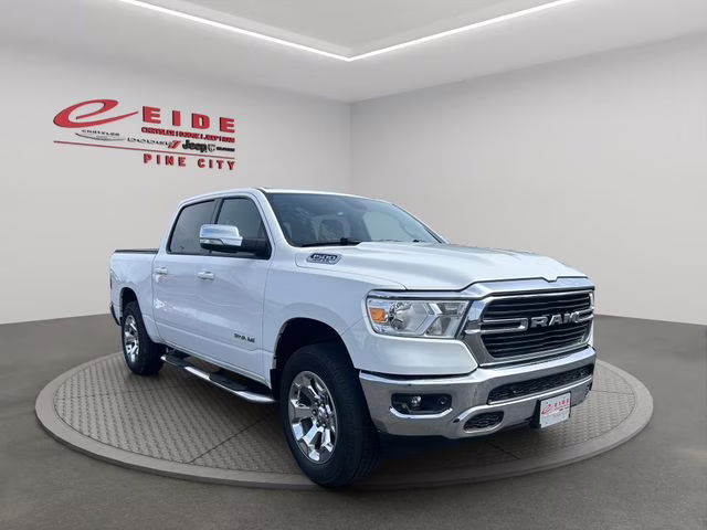 2021 Bright White Clearcoat Ram 1500 Big Horn 4X4 Truck