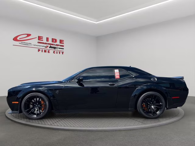 2022 Pitch Black Clearcoat Dodge Challenger SRT Hellcat Widebody RWD Coupe
