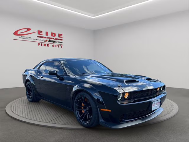 2022 Pitch Black Clearcoat Dodge Challenger SRT Hellcat Widebody RWD Coupe