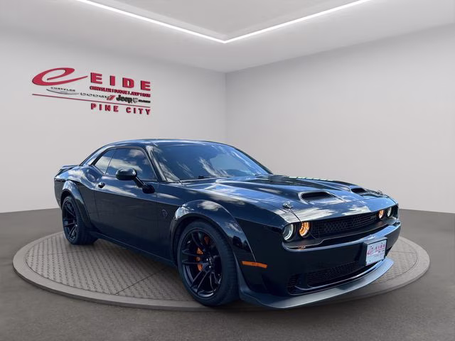 2022 Pitch Black Clearcoat Dodge Challenger SRT Hellcat Widebody RWD Coupe