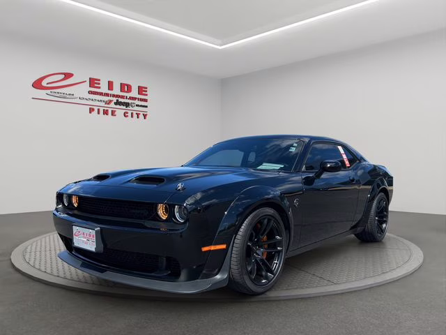2022 Pitch Black Clearcoat Dodge Challenger SRT Hellcat Widebody RWD Coupe