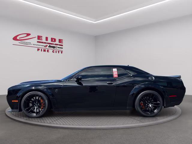 2022 Pitch Black Clearcoat Dodge Challenger SRT Hellcat Widebody RWD Coupe