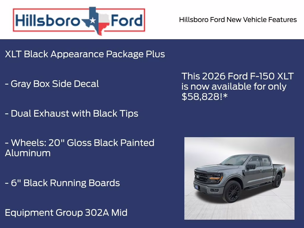 2026 Carbonized Gray Metallic Ford F-150 XLT 4X4 Truck