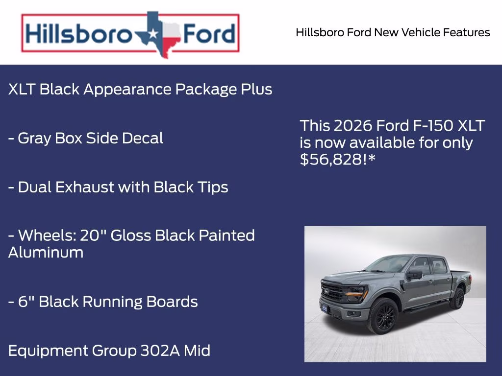 2026 Carbonized Gray Metallic Ford F-150 XLT 4X4 Truck