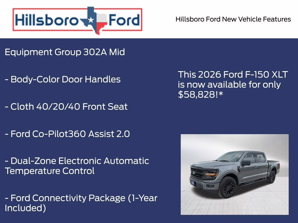 2026 Carbonized Gray Metallic Ford F-150 XLT 4X4 Truck