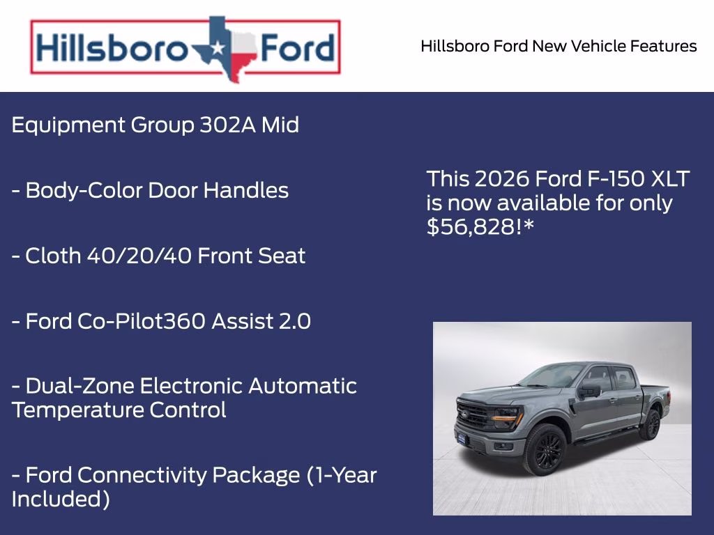 2026 Carbonized Gray Metallic Ford F-150 XLT 4X4 Truck