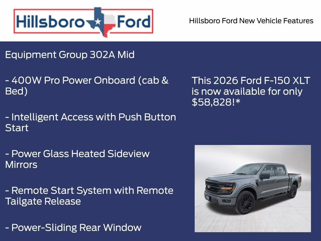 2026 Carbonized Gray Metallic Ford F-150 XLT 4X4 Truck