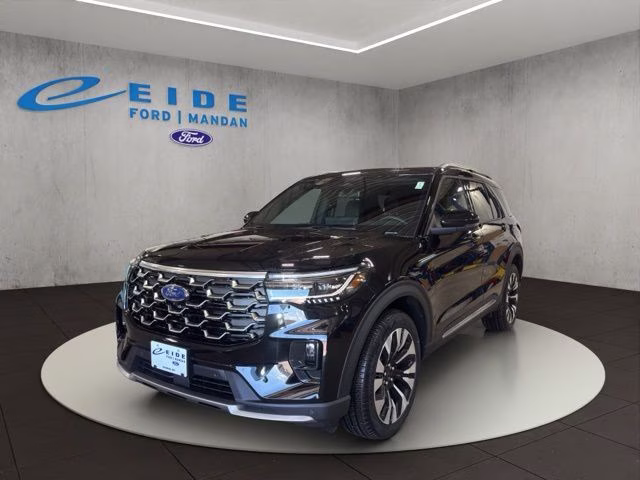2026 Agate Black Metallic Ford Explorer Platinum 4X4 SUV