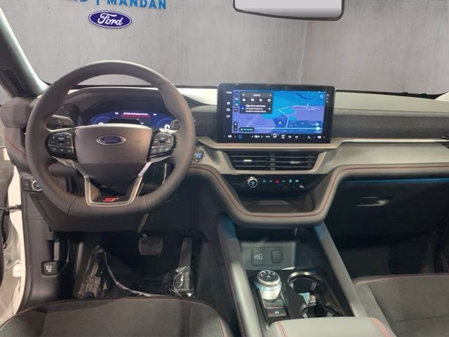 2026 Star White Metallic Tri-Coat Ford Explorer ST 4X4 SUV