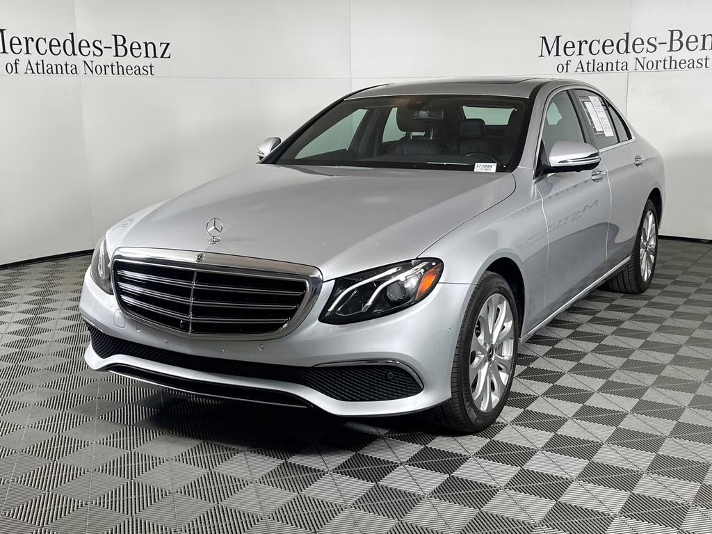 2019 Iridium Silver Metallic Mercedes-Benz E-Class E 300 AWD Sedan