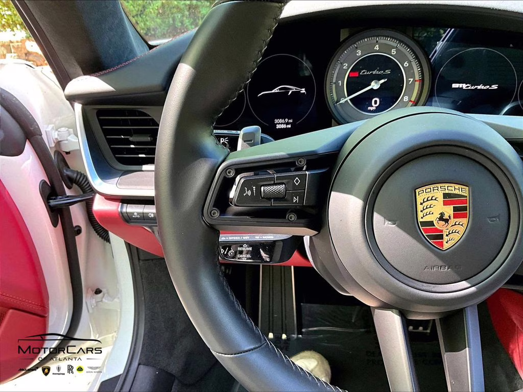 2024 White Porsche 911 Turbo S AWD Coupe
