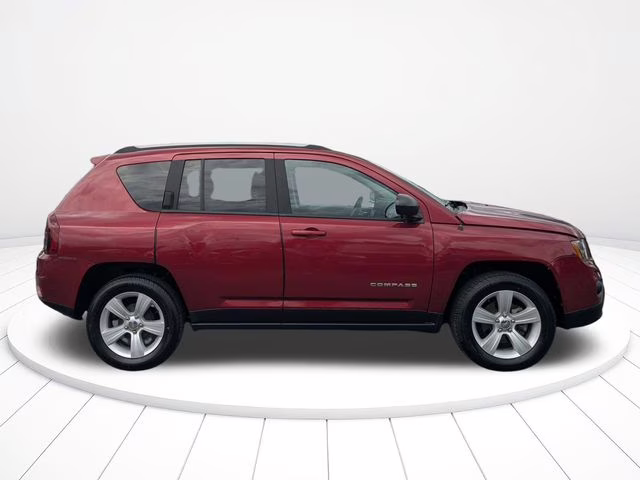 2017 Deep Cherry Red Crystal Pearlcoat Jeep Compass Sport FWD SUV