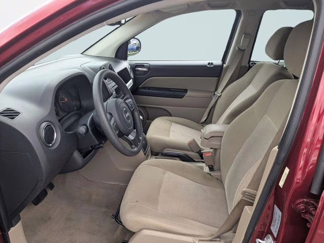 2017 Deep Cherry Red Crystal Pearlcoat Jeep Compass Sport FWD SUV