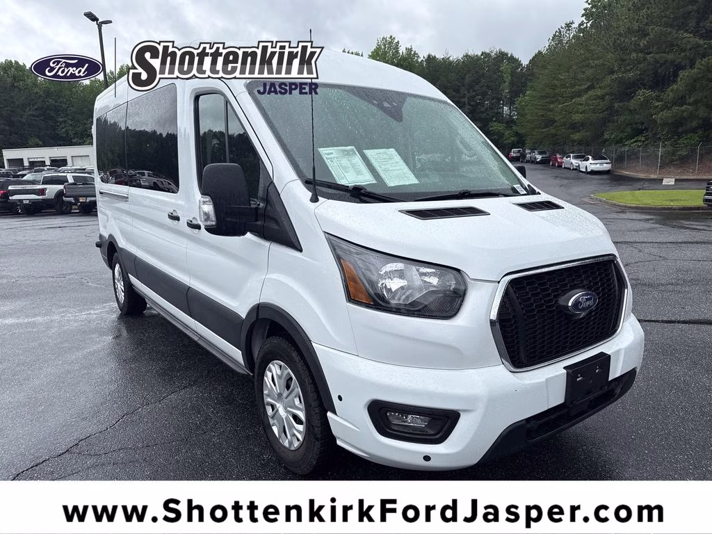 2024 Oxford White Ford Transit-350 XLT RWD Crossover