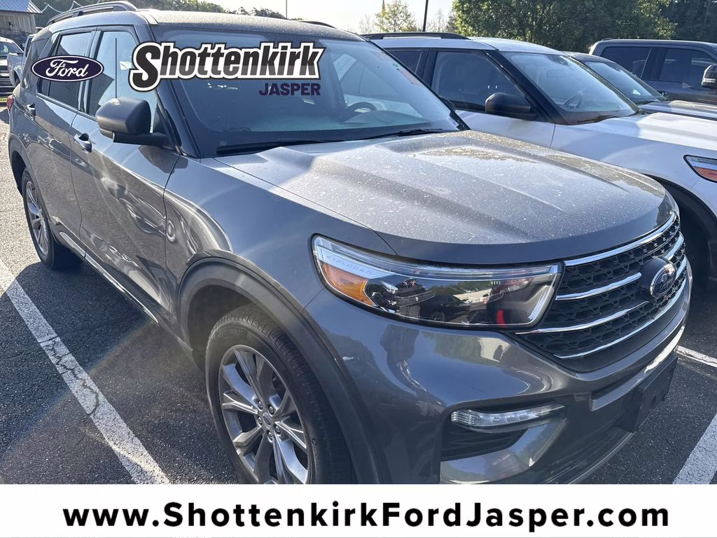 2022 Gray Metallic Ford Explorer XLT 4X4 SUV