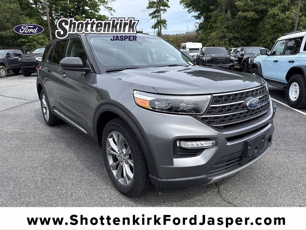 2022 Gray Metallic Ford Explorer XLT 4X4 SUV